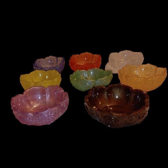 Hand done Resin bowls - Picture 1 of 9
